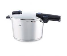 Fissler vitaquick / Induktions-Schnellkochtopf, (8 L, Ø 26 cm) großer Edelstahl-Dampfkochtopf, 2 Garstufen, stapelbar, alle Herdarten auch Induktion