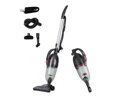 Aokin Staubsauger Beutellos mit Kabel, 15 KPa 2in1 Zyklon Stielstaubsauger & Handstaubsauger, 800W Super saugen, 7m Netzkabel, HEPA-Filter, 1.0L Staubbehälter【Energieklasse A++】