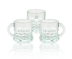 24 x Party Schnapsgläser Schnapskrüge Stamper Glas Trinkgläser Schnapsglas Humpen