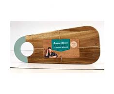 Jamie Oliver Antipasti-Servierbrett, Brett für Antipasti, Servierbrett, Brett zum Servieren, Eichenholz, 45x19cm, 554969