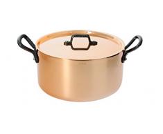 De Buyer 6466.24 Bratentopf Mit Deckel 24Cm