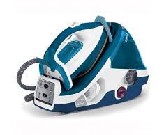 Tefal GV8963 Pro Express Dampfbügelstation (Variabler Dampf 0-120 g/min, Dampfstoß: 440 g/min, automatische Abschaltung, drei voreingestellte Bügelprogramme, 6,5 Bar) blau/weiß