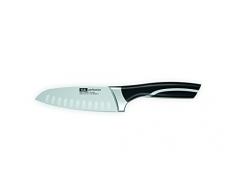 Fissler perfection / Santoku-Messer (Ø 14 cm) Kochmesser, Japanisches-Küchenmesser, extrem scharf, mit Kullen, rutschfeste Kunststoffgriffe