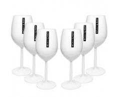 Scavi & Ray Gläser-Set - 6X Weingläser/Ballongläser in weiß
