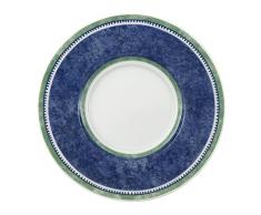 Villeroy & Boch - Switch 3 Kaffee-/Tee-Untertasse, Unterteller im mediterranen Stil, spülmaschinen- und mikrowellengeeignet, weiß/blau/grün, 15 cm