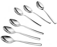 WMF 1287866040 Kaffeelöffel-Set 6 Stück Bistro