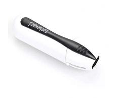 AMZYY Multifunktionsbrillen Spezialreiniger Brillenputzbürste Brillenpflegemittel Tragbarer Mini,White