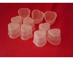 10 kleine Herz-Käseformen für Frisch- und Weichkäse