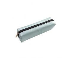 Meiibo Federmäppchen, klein, Frischhaltebox, wasserdicht, multifunktional, 1 Stück, für Studenten oder Büroangestellte, 19 x 5,5 x 4,5 cm 19 * 5.5 * 4.5CM grün