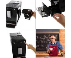 Melitta Caffeo Solo E950-101 Schlanker Kaffeevollautomat mit Vorbrühfunktion | 15 Bar | LED-Display | höhenverstellbarer Kaffeeauslauf | Herausnehmbare Brühgruppe | Schwarz