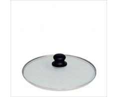 Riess 0697-112 Spezialpfannen Glasdeckel flach für Panama/Cortina, Durchmesser 32 cm, weiß