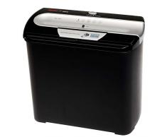Genie 255 CD Aktenvernichter, bis zu 7 Blatt, Streifenschnitt (Sicherheitsstufe P-1), mit CD-Shredder, inkl. Papierkorb, schwarz/silber