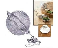 fengzong Mesh Filter Herbal Ball Cooking Küchenutensilien 304 Edelstahl Teesieb Infuser Tee Locking Gewürzkugel Tee Gewürz