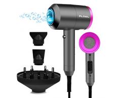 Yiscase Haartrockner Ionen Professionell Haarfön - 1800W DC-Motor, Föhn Ionen mit 3 Geschwindigkeiten, Warm und Kühl Wind (Konstante Temperatur), 3 Stylingdüsen und Diffusorr