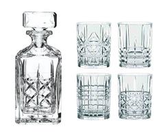 Spiegelau & Nachtmann, Whisky-Set, 5-teilig, Karaffe mit 4 Gläsern, Kristallglas, Highland, 0098196-0