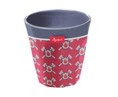 sigikid, Jungen, Melamin-Trinkbecher, Feuerwehrmann, Frido Firefighter, Blau/Rot, 24825