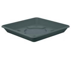 Nora – Quadratischer Kunststoff-Untersetzer für Blumentopf.