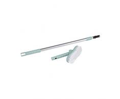 Teleskop-Fliesenbürste, Reinigungsbürste, Badewanne, Bodenbürste, Stielbürste, Badborstenbürste, Duschkabine, Kunststoff