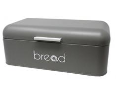 Eliware Moderner Brotkasten im Matt-Metallic Design | Grau