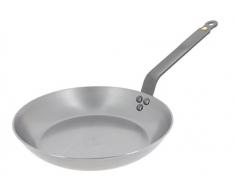 De Buyer 5610.26 Bratpfanne, Eisenstahl, silber, 10.2 x 25.9 x 4.1 cm