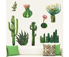 Wall Pasta Kaktus in Topf mit mehreren Fleisch, für Wohnzimmer, Schlafzimmer, Wohnheim
