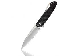 AUBEY Klappmesser Mini Gürtelmesser, S35VN Klinge,Messingkugellager,Einhand zu öffnen,Outdoor-Messer für Camping und Wandern Jagdmesser