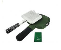 Toastie Maker Sandwich Toaster für Gaskocher inklusive Neoprentasche