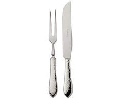 Robbe & Berking Martelé Tranchierbesteckset (925 Sterlingsilber)