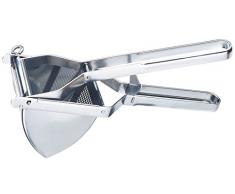 GEFU 13300 Kartoffelpresse DAS ORIGINAL - Kartoffelstampfer mit Rundlochung für feines Püree - Edelstahl, spülmaschinengeeignet