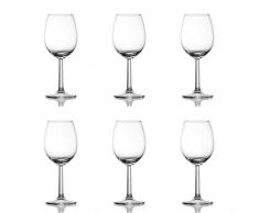 Ritzenhoff & Breker 4All Weißwein-Set, 6-tlg.,Transparent, Glas, 320ml