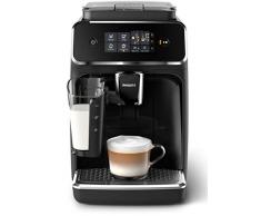 Philips 2200 Serie EP2231/40 Kaffeevollautomat, 3 Kaffeespezialitäten (LatteGo Milchsystem) Klavierlack-schwarz/Schwarz