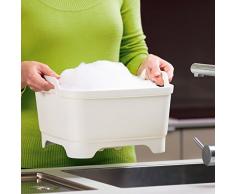 Joseph Joseph Geschirr SchÃ¼ssel mit Abspann Stecker, weiÃ