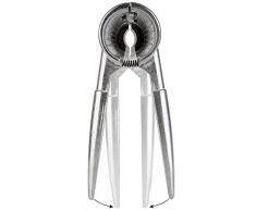 KADAX Nussknacker für Walnüsse, Haselnüsse, Mandeln, Pistazien, Nusszange aus Metall, Stabiler, hochwertiger Nussöffner, Trichter, Nusszange, Werkzeug für Küche, Silber