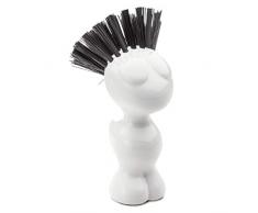 Koziol 5029525 Tweetie Gemüsebürste, Kunststoff, solid weiß, 7 x 6.6 x 12.9 cm