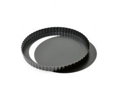 Kaiser Delicious Tarteform mit Hebeboden 28 cm, Quicheform, antihaftbeschichtet, herausdrückbarer Hebeboden, servierfertig, gleichmäßige Bräunung