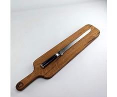 Kai Shun Classic Geschenkset | Schinkenmesser DM-0735 (30 cm Klinge) | + | Exklusives Servierbrett aus Alten Fassdauben (Eiche) | VK: 259,- €