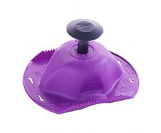 Börner Sicherheitsfruchthalter für alle Obst- und Gemüse-Hobel und Reiben (violett/schwarz)