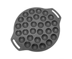 Petromax Poffertjespfanne poff30 Pfanne aus Gusseisen für niederländische Poffertjes