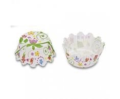 Staedter Haus Maxi Flower Garden Papier Backblech, mehrfarbig, 100 Stück