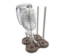 STYYL 2er-Set Universal Abtropfständer für Flaschen, Karaffen, Decanter, Thermoskannen, Platzsparend Faltbar, Abtropfgestell Abtropfhalter