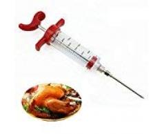 Etbotu Flavour Spritze, die Fleisch Geflügel Hühnchen BBQ Werkzeug Marinade Injektor Würze Spritze kocht