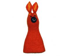 musimon Eierwärmer aus Filz - lustige Tiere - Handmade (orange)