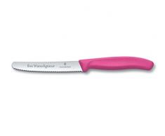 Victorinox SwissClassic Frühstücksmesser (pink) mit persönlicher Gravur auf der Klinge