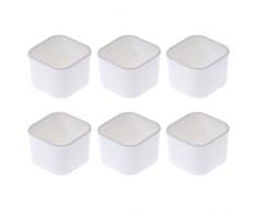 Susada Pflanzentopf Blumentopf Sukkulenten Pflanzkübel Fleischtopf Quadratisch Box Deko Container Garten Pflanzgefäß