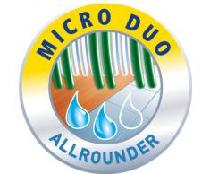 Leifheit Wischbezug Clean Twist M micro duo aus Microfaser, saugfähiger Bodenwischer Ersatzbezug, Wischer Ersatzbezug ideal für glatte Böden.