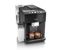 Siemens EQ.500 integral Kaffeevollautomat TQ505D09, einfache Bedienung, integrierter Milchbehälter, zwei Tassen gleichzeitig, 1.500 Watt, schwarz
