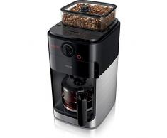 Philips HD7767/00 Grind und Brew Filter Kaffeemaschine, Kunststoff, 1.2 liters, Edelstahl/Schwarz