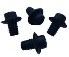 4X Universal Verschluss Stopfen/Verschlüsse aus Silikon für Alkohol Bier Getränke Champagner – Flaschenverschluss