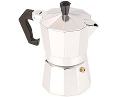 Cucina di Modena Espresso-Kanne: Espressokocher für 3 Tassen, Gas-, Elektro- & Glaskeramik-Herd, 150 ml (Mokka-Kaffeekannen)