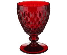 Villeroy & Boch Boston Coloured Weißweinglas Red, 230 ml, Kristallglas, Rot